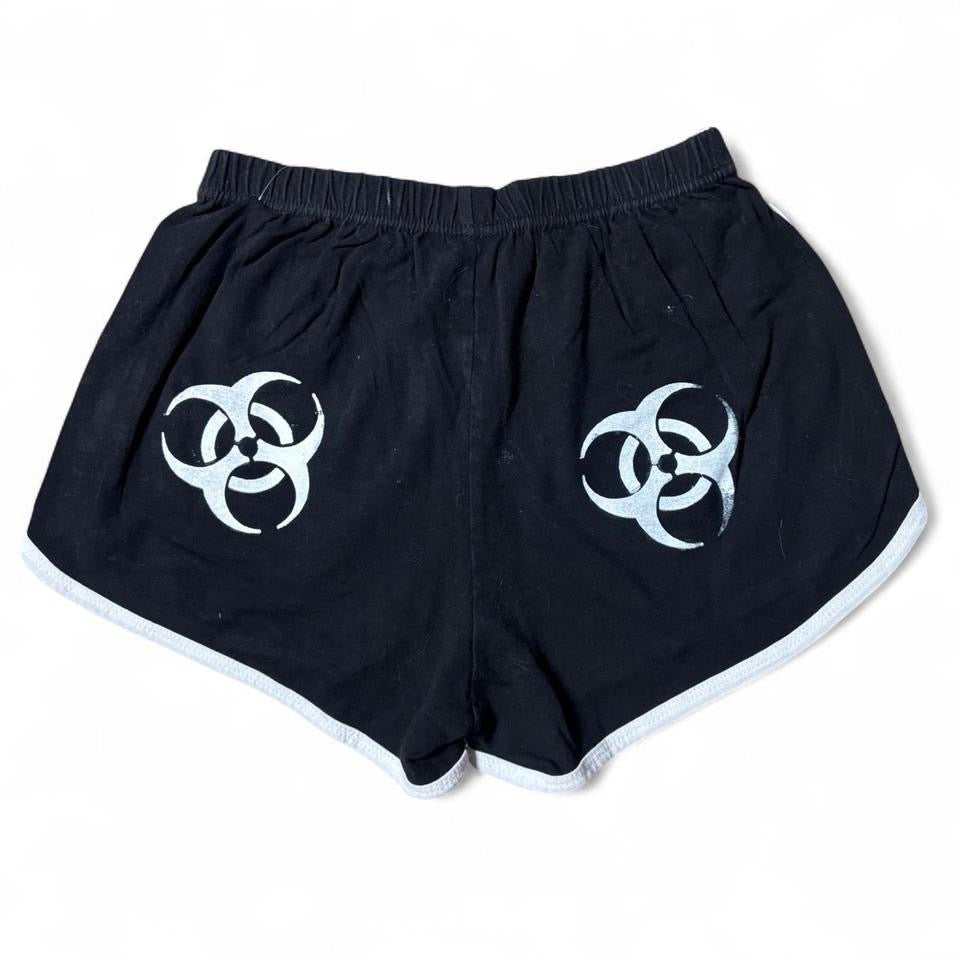 toxic waste dolphin shorts
