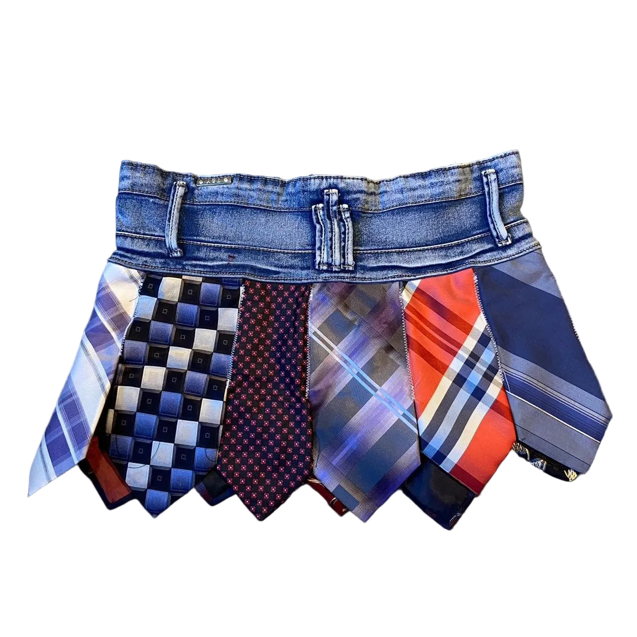 Tie Mini Skirt