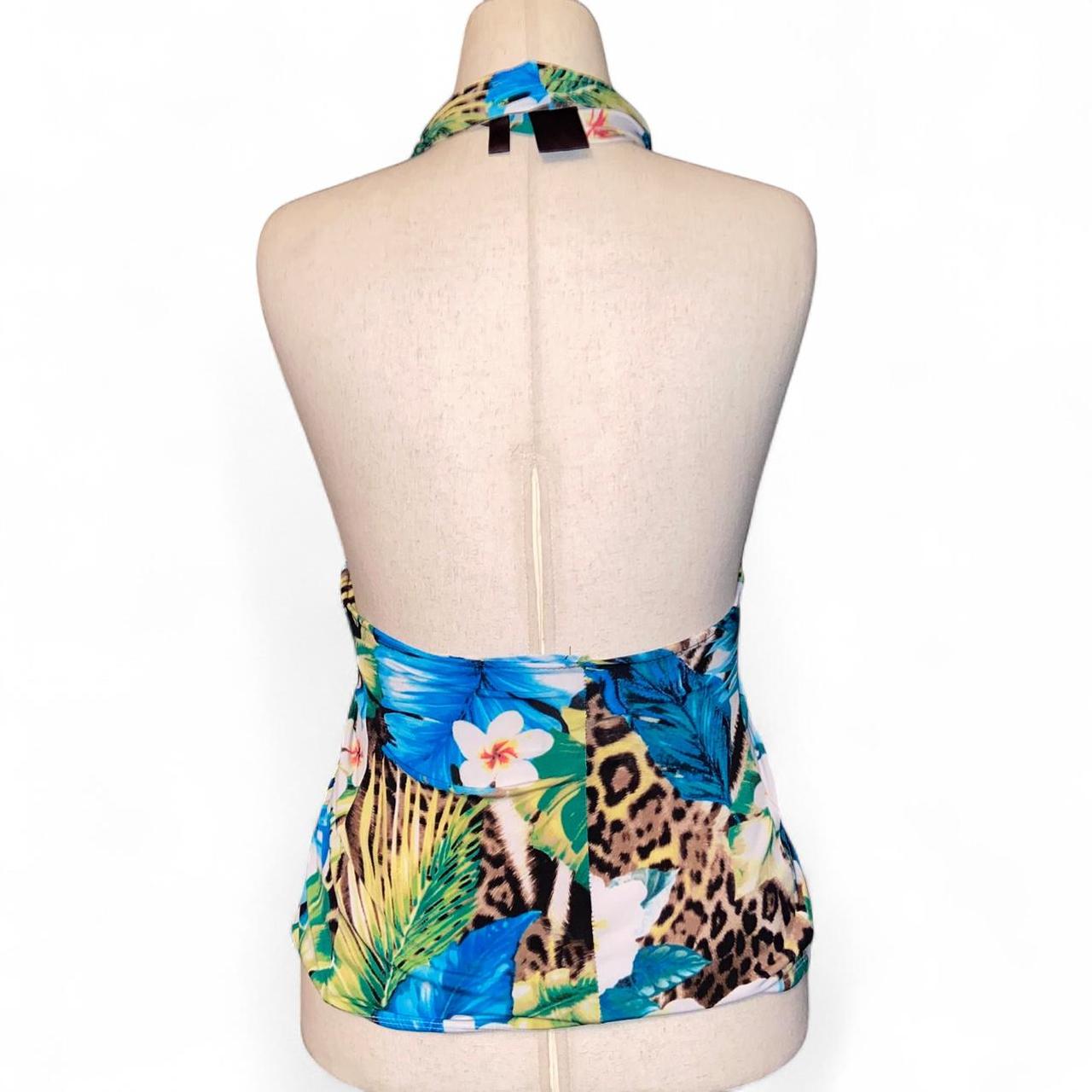 handmade tropical floral tie top 🌺