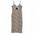 scorpion patch lace cheetah print dress 🐾