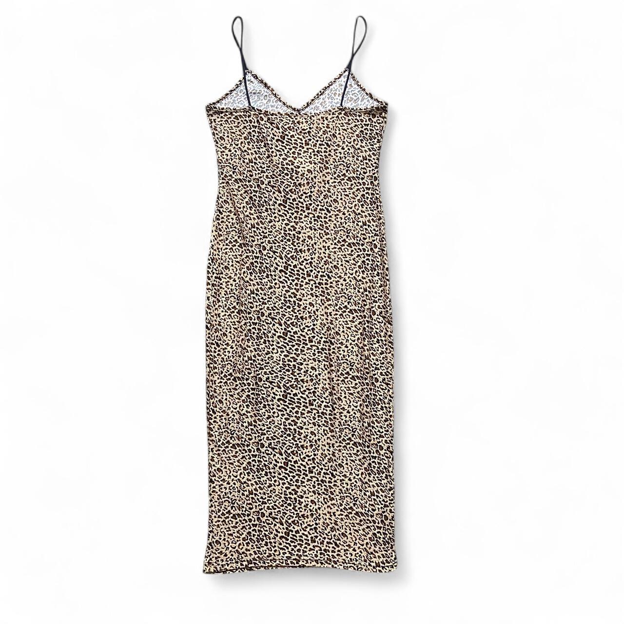 scorpion patch lace cheetah print dress 🐾