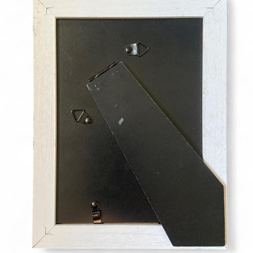 decorated frame with art print made by me 🐾