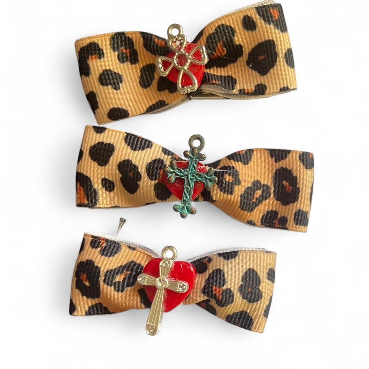 mini hair bow clip set 🌟